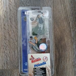 MLB Action Figure Set - Gray and Blue